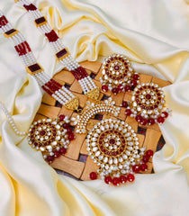 Kundan Mala Set-02 (Maroon)