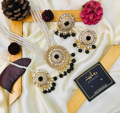 ABIYA Rani Mala Set (Black)