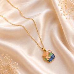 Stainless Steel Resin Pendant-01