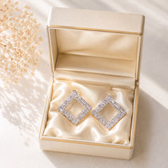 Zircon Earring-220 (Silver)