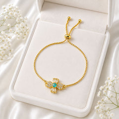 Adjustable Bracelet-262 (Ferozi)