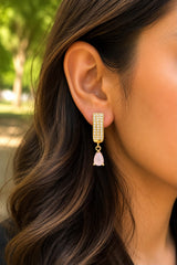 Zircon Hoop Bali-223 (Pink)