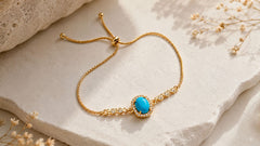 Adjustable Bracelet-261 (Feroza)