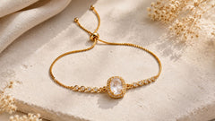 Adjustable Bracelet-261 (White)