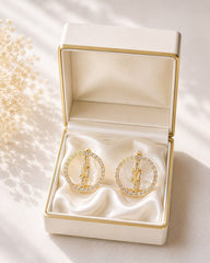 Zircon Earring-221 (White)