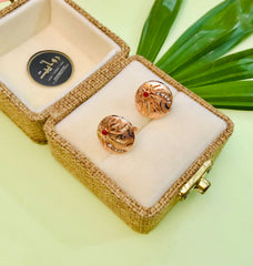 Ruby Studs-04 (Buy1 Get 1 Free)
