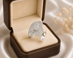 Zircon Ring-351 (Silver)