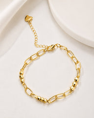 Gold Plated Bracelet-07 (Golden)