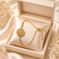 Adjustable Bracelet-263 (Golden)