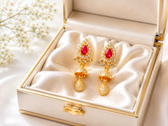 Fancy Jhumki-98 (Red)