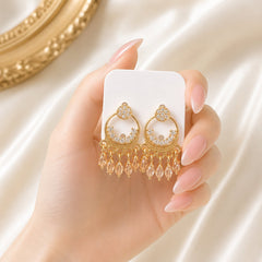 Zircon Earring-222 (Golden)