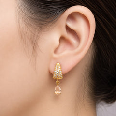 Zircon Hoop Bali-221(Pink)