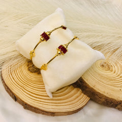 Adjustable Adult Bangle-84 (Maroon)