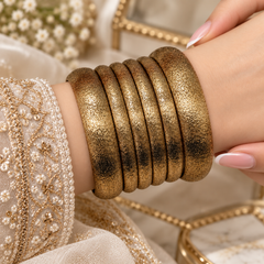 Chunky Bangles-102 (Antique Glitter Bangles)
