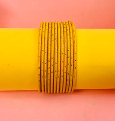 Multi Bangles-28 (Yellow)