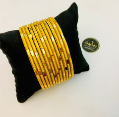 Multi Bangles-33 (Golden)