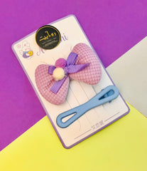 Hair Pin-174 (Pack of 2) (Purple)