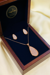 Zircon Locket Set-35 (Golden)