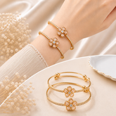 Adjustable Kashmiri Bangle-134 (Golden)