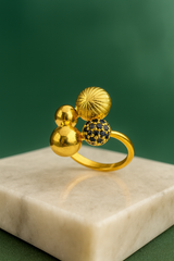 Zircon Ring-83 (Black)