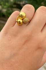 Zircon Ring-83 (Golden)
