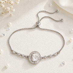 Adjustable Bracelet-283 (Silver)