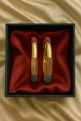 Kara Pair 67(Maroon/Ferozi)