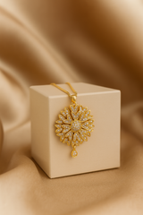 Zircon Pendant-268 (Golden)