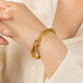 Stainless Steel Kara Bracelet-14