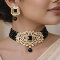 BAREEHA Choker Set (Black)