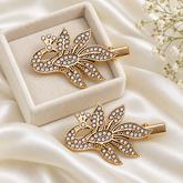 Hair Pin-153 (Pack of 2) (Golden)