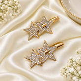 Hair Pin-158 (Pack of 2) (Golden)