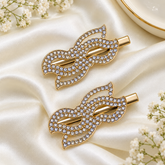 Hair Pin-152 (Pack of 2) (Golden)