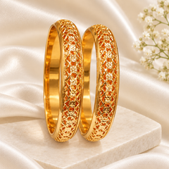 Gold Plated Kara Pair-70