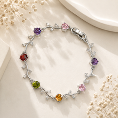 Tulip Grace Bracelet (Silver/Multi)