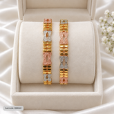 Gold Plated Openable Kara-19 (Rhodium)