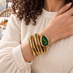Snake Wrap Watch-03 (Green)
