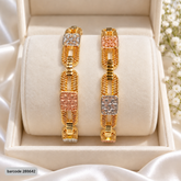 Gold Plated Openable Kara-21 (Rhodium)