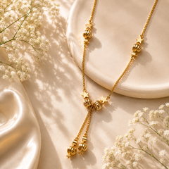 Stainless steel Gold Chain-176 (Golden)