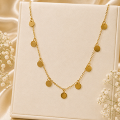 Stainless steel Gold Chain-186 (Golden)