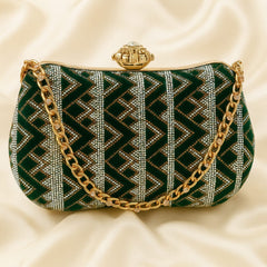 Fancy Clutch-10068 (Green)