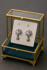 Zircon Earring-120 (Silver)