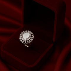 Zircon Ring-146 (Pearl)