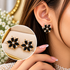 Zircon Studs-254 (Black)