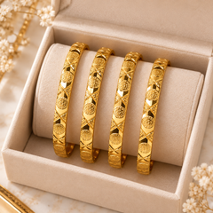 Gold Bangles-188 (Golden)
