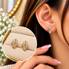 Zircon Studs-260 (Golden)