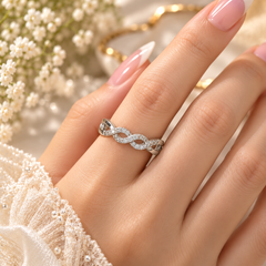 Zircon Ring-512 (Silver)