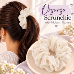 Organza Scrunchies (Off White)