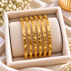 Gold Bangles-166 (Size 2.8 (Dhai)