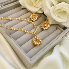 Elina Locket Set (Golden)